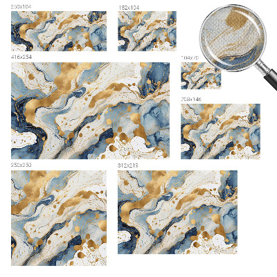 Peel and stick wall mural Abstract elegance