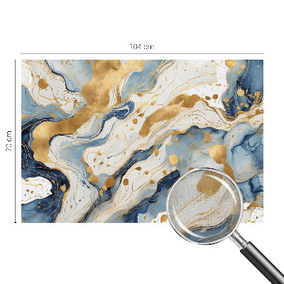 Peel and stick wall mural with an abstract elegant design