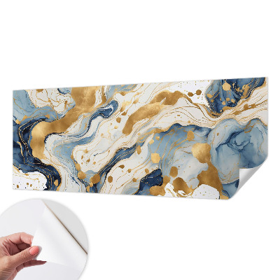 Peel and stick wall mural with an abstract elegant design
