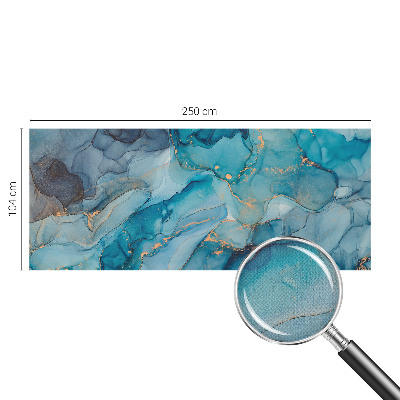 Self-adhesive wall mural Blue abstraction