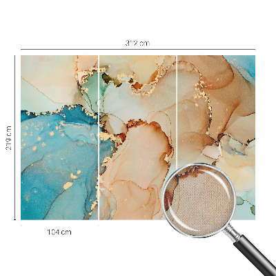 Self-adhesive photo wallpaper with a colorful abstract design