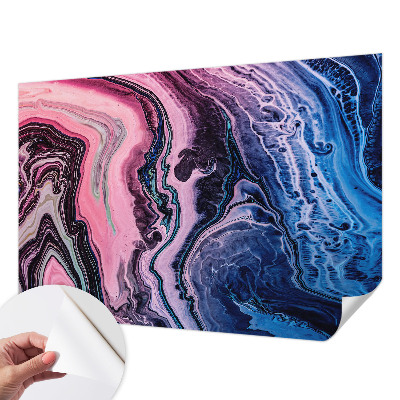 Removable wall mural wallpaper Colorful swirls