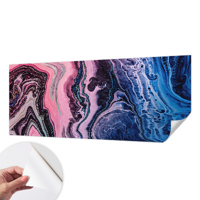 Removable wall mural wallpaper Colorful swirls