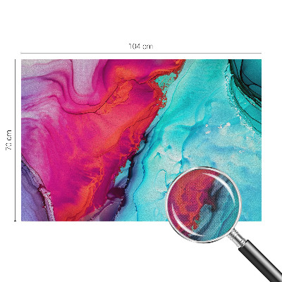3D photo wallpaper mural Colorful wave