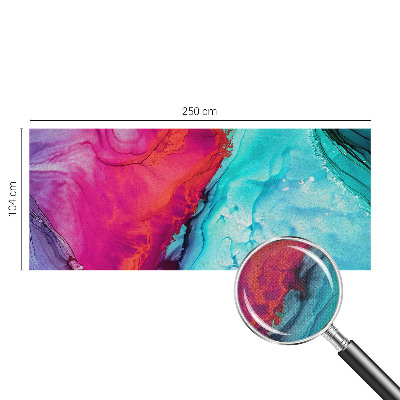 3D photo wallpaper mural Colorful wave