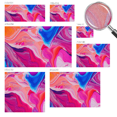 Nursery wall mural Liquid waves
