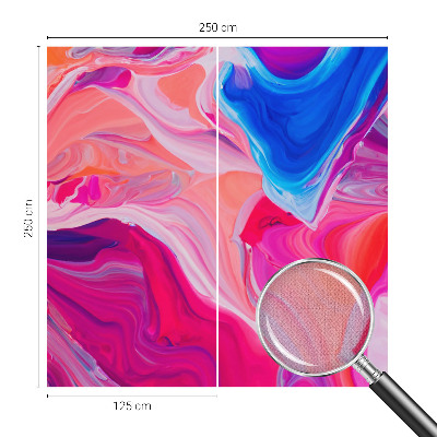 Nursery wall mural Liquid waves