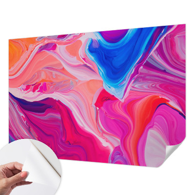 Nursery wall mural Liquid waves