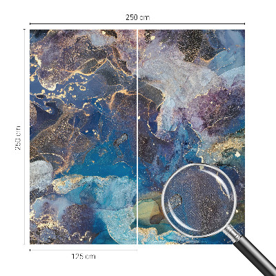 Children's wall mural Cosmic mosaic