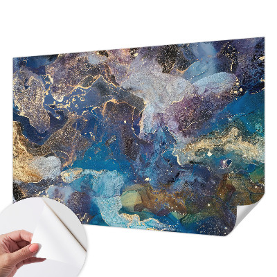Children's wall mural Cosmic mosaic