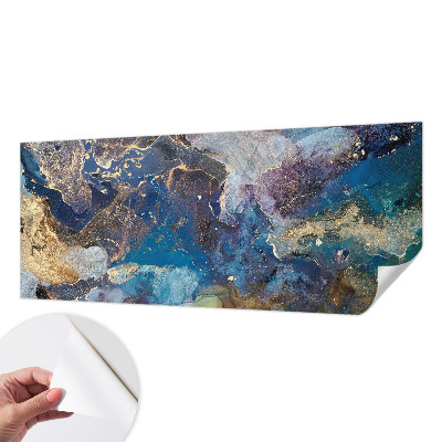 Children's wall mural Cosmic mosaic