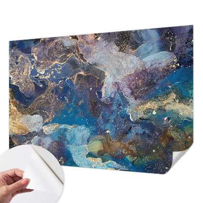 Children's wall mural Cosmic mosaic