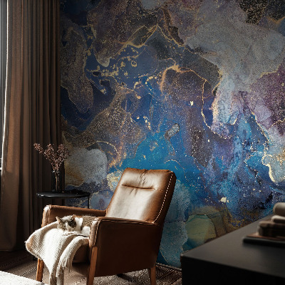 Children's wall mural Cosmic mosaic