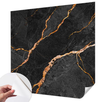 Peel and stick wall mural Marble veins