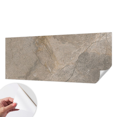 Self-adhesive wall mural with a natural elegant design