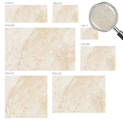 Stick-on wall mural with a natural stone look