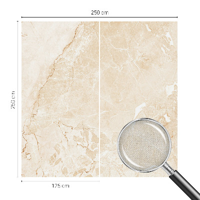 Stick-on wall mural with a natural stone look