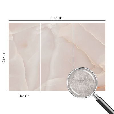 Self-adhesive photo wallpaper with a pink marble design
