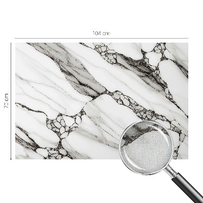 Removable wall mural with a stone pattern
