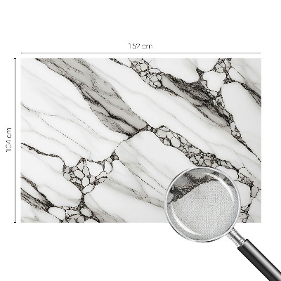 Removable wall mural with a stone pattern