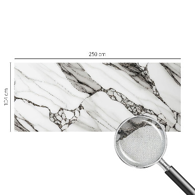 Removable wall mural with a stone pattern