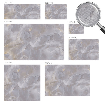Peel and stick wall mural for living room Marble waves