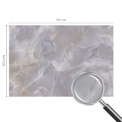 Peel and stick wall mural for living room Marble waves