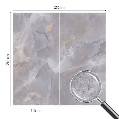 Peel and stick wall mural for living room Marble waves