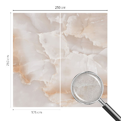 Peel and stick wall mural for kids' room with a stone pattern
