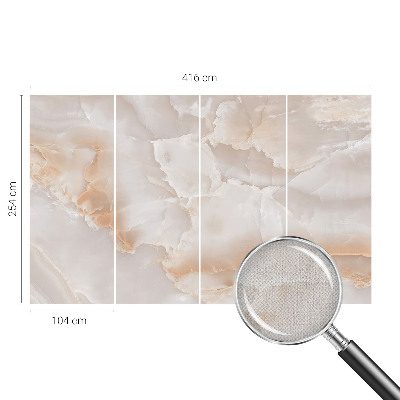 Peel and stick wall mural for kids' room with a stone pattern