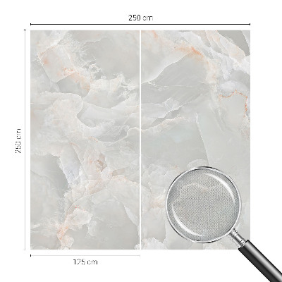 Peel and stick wall mural for bedroom with a marble texture