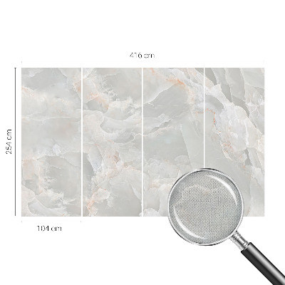 Peel and stick wall mural for bedroom with a marble texture