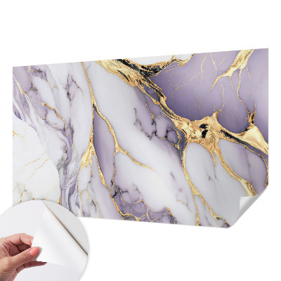 3D photo wallpaper mural with an abstract marble design