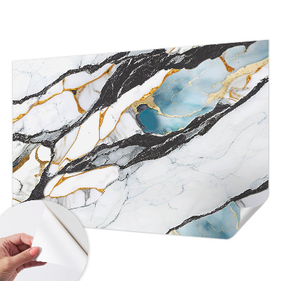 Nursery wall mural Elegant marble