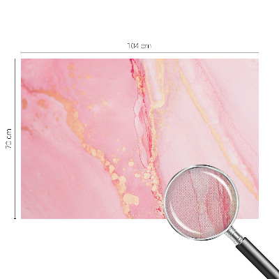 Children's wall mural with a pastel abstract design