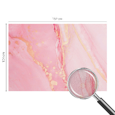 Children's wall mural with a pastel abstract design