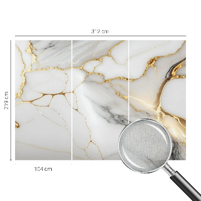 Peel and stick wallpaper mural with a marble elegance design