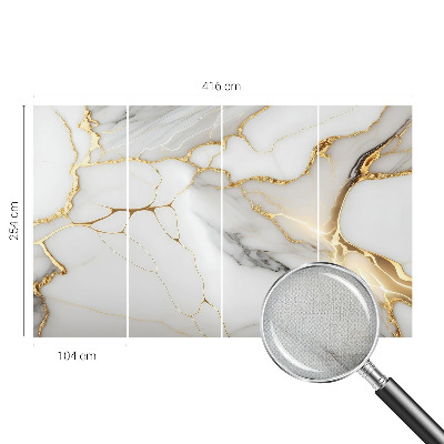 Peel and stick wallpaper mural with a marble elegance design