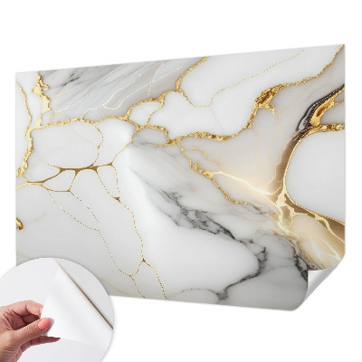 Peel and stick wallpaper mural Marble elegance
