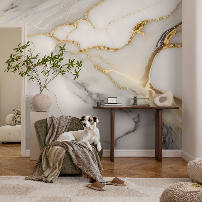 Peel and stick wallpaper mural Marble elegance