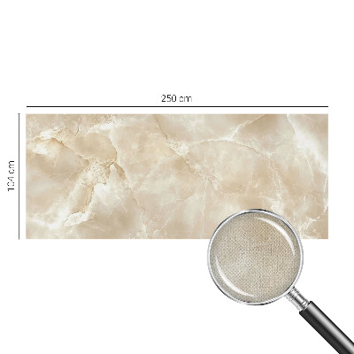 Peel and stick wall mural with a natural stone look