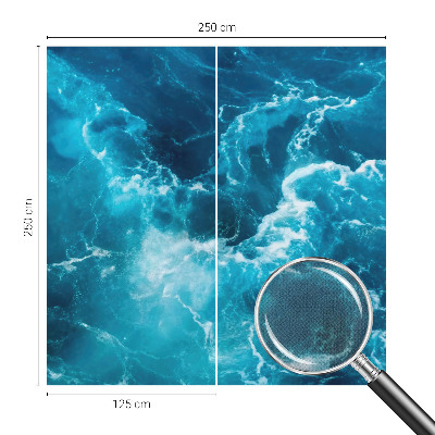 Self-adhesive photo wallpaper Sea eddies