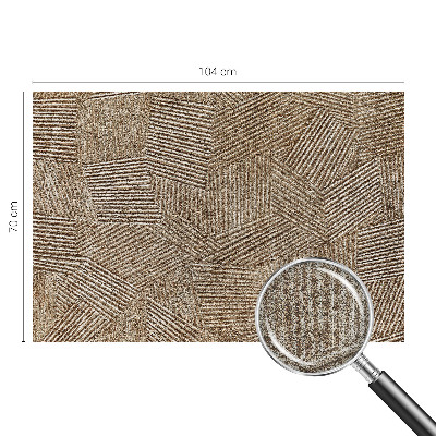 Peel and stick wall mural for kids' room with a structural lines design