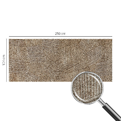 Peel and stick wall mural for kids' room with a structural lines design