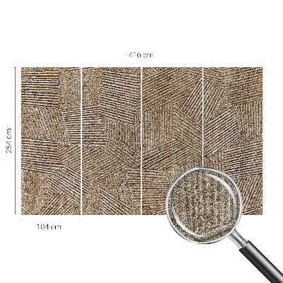 Peel and stick wall mural for kids' room Structural lines