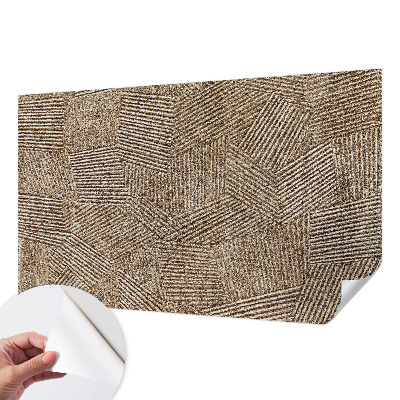 Peel and stick wall mural for kids' room Structural lines