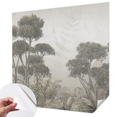 3D photo wallpaper mural Tropical jungle