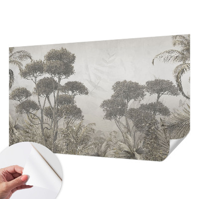 3D photo wallpaper mural Tropical jungle
