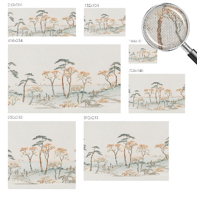 3D wall mural Peaceful landscape