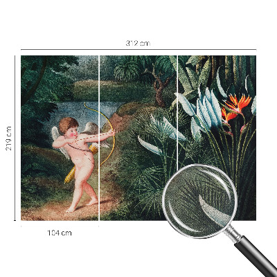 Peel and stick wallpaper mural Adorable Cupid
